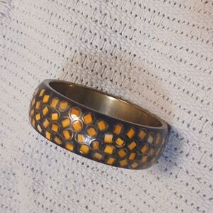 Vintage Enamel & Metal Bracelet